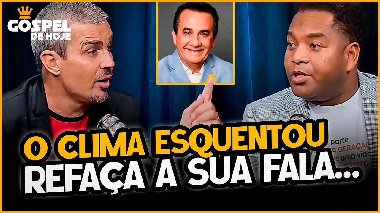 PR Flávio Amaral e PR Fábio se desentendem ao falar de PR SILAS MALAFAIA