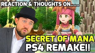 Secret of Mana Remake! PS4, Vita and Steam! - Reaction and Thoughts! - THGM
