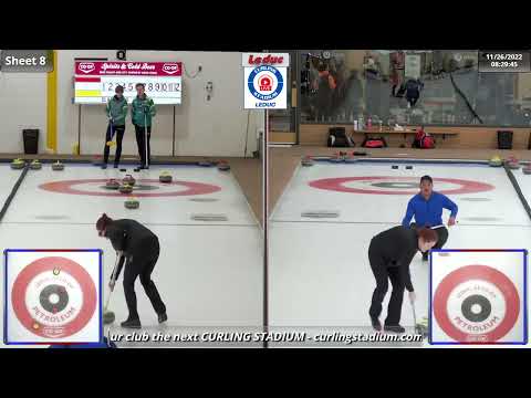 Walczak/Augustyniak vs. Brown/Hodgson - Draw 6 - Curling Stadium Alberta Curling Series Doubles