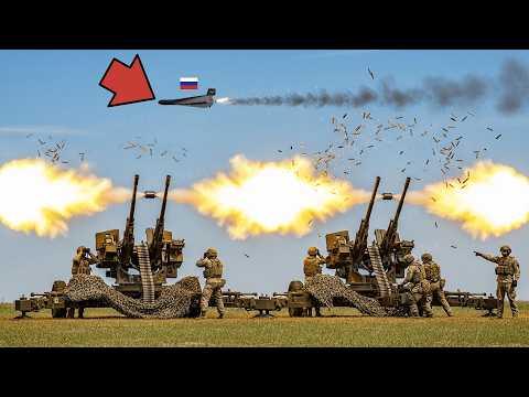 US and NATO Test-Fire New Anti-Aircraft Guns to Defend Europe from Russian Drone Threats