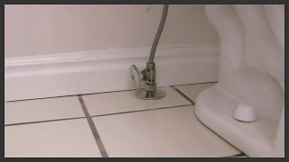 Toilet shut off valve replacement