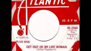 Get Out Of My Life Woman by Solomon Burke on Mono 1968 Atlantic 45.