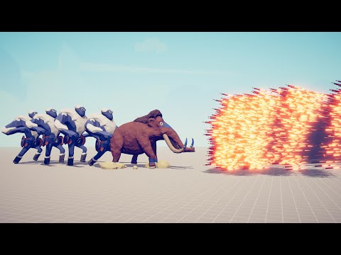 MAMMOTH & 4x GIANTS vs EVERY GOD - Totally Accurate Battle Simulator
