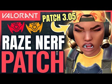 VALORANT | Patch Notes Leaked! - Raze & Killjoy Nerfs! (Patch 3.05)