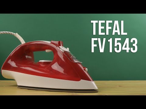 Утюг Tefal FV1543 красный - Видео