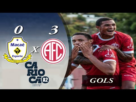 MACAÉ 0X3 AMERICA - 2ª RODADA - TAÇA SANTOS DUMONT 2022