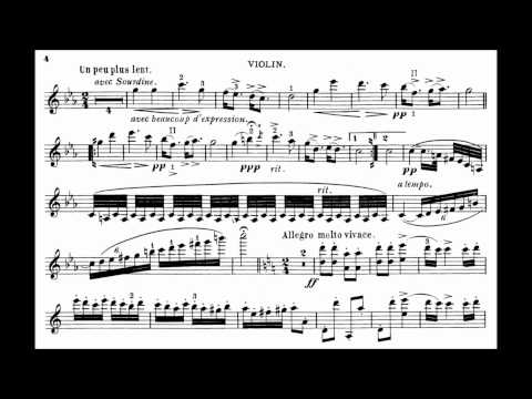 Sarasate, Pablo de  . Zigeunerweisen for violin + orchestra