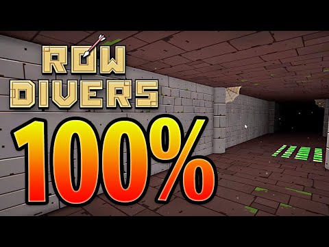 I Beat 100% of this New Dungeon-Diving Archery Game! | Row Divers