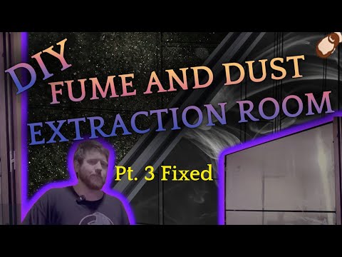 Pt.3 Building a DIY DUST AND FUME EXTRACTION ROOM for my CNC lab