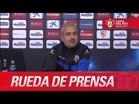 Rueda de prensa de Álex García tras el Sevilla FC (5-1) CE Sabadell - HD Copa del Rey