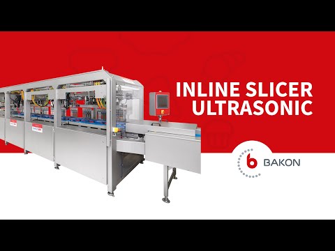 Inline Ultrasonic Cutting Machine + Tray Unlocker | Bakon Food Equipment