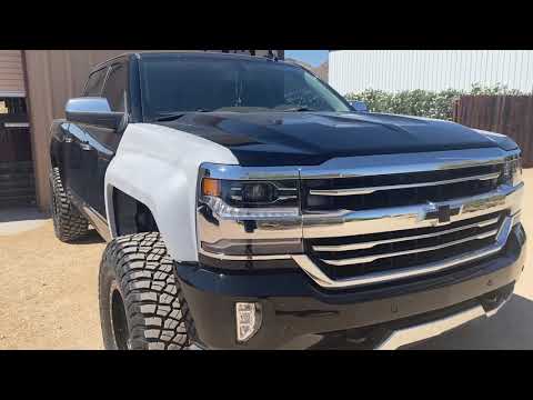 Chevy Prerunner build phase 1, Dirt King long travel, fiberglass fenders