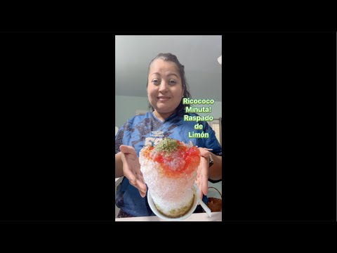 Minuta (raspado )de limón se te hace agua la boca
