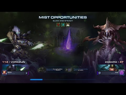 StarCraft II Weekly Mutation - Slow and Steady - Vorazun and Zagara (Brutal)