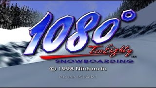 Nintendo 64 - 1080 Snowboarding - Gameplay 4K 2160p