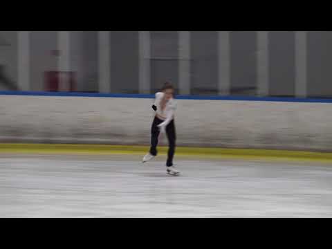 Csenge Rabb advance novice girls free skating Halloween Cup Budapest 2017