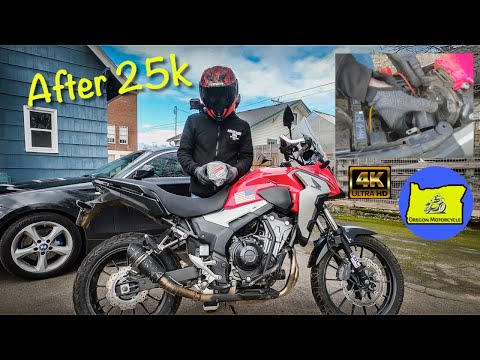 2019 Honda CB500X Air Filter Replacement after 25k miles | Oregon Motorcycle 2022