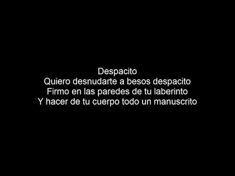 Luis Fonsi Despacito - Lyrics