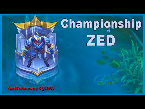 Championship Zed - New Skin (League of Legends)