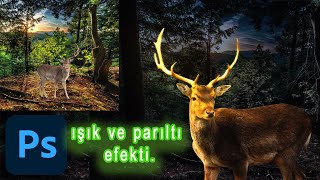 Photoshop ışık ve parıltı efekti .Photoshop Tutorial Glowing Effect