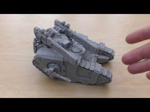 Sicaran Omega Tank Destroyer - Rules review (WH40K+HH)