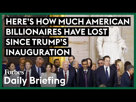 Here's How Much U.S. Billionaires Have Lost Since Trump's Inauguration