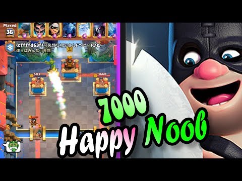 🔥HAPPY NOOB 👈 Hog Naldo'GOD 7000+ gameplays   - Clash Royale
