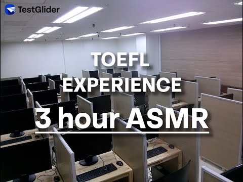 [ASMR] 3-hour TOEFL testing | realistic background noise for studying