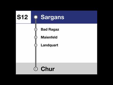 THB Ansagen » S12 Sargans — Chur (2023)| SLBahnen