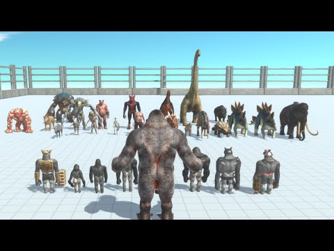 MUTANT PRIMATES VS FACTION | Animal Revolt Battle Simulator