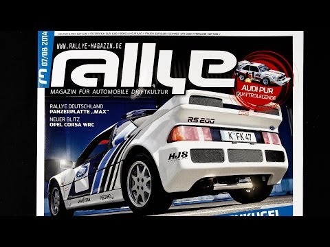 Rallye Magazin #8 - Ford RS 200 - Panzerplatte - Magnus Walker - Rallye WM