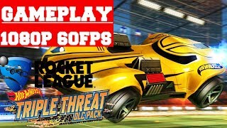 Rocket League Hot Wheels Triple Threat Gameplay (PC Game)