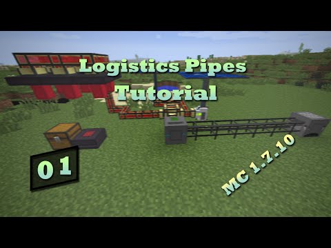 Logistics Pipes Tutorial - #1 - HUD Glasses & Pipe Controller
