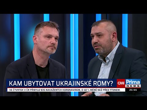 Ostrá hádka ve studiu o umístění Romů z Ukrajiny: Vykonávání potřeby na koberce i rasismus
