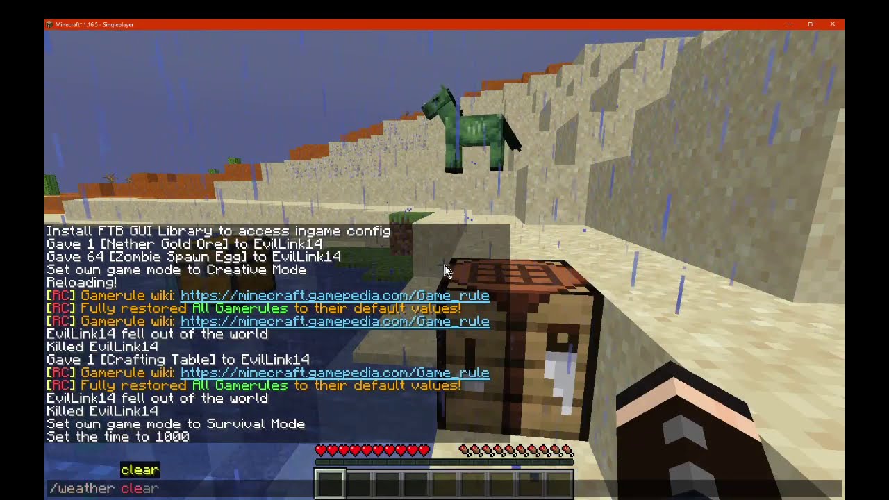 Rule Control 1.16.4 & 1.16.5 Forge Mod Overview Part 1