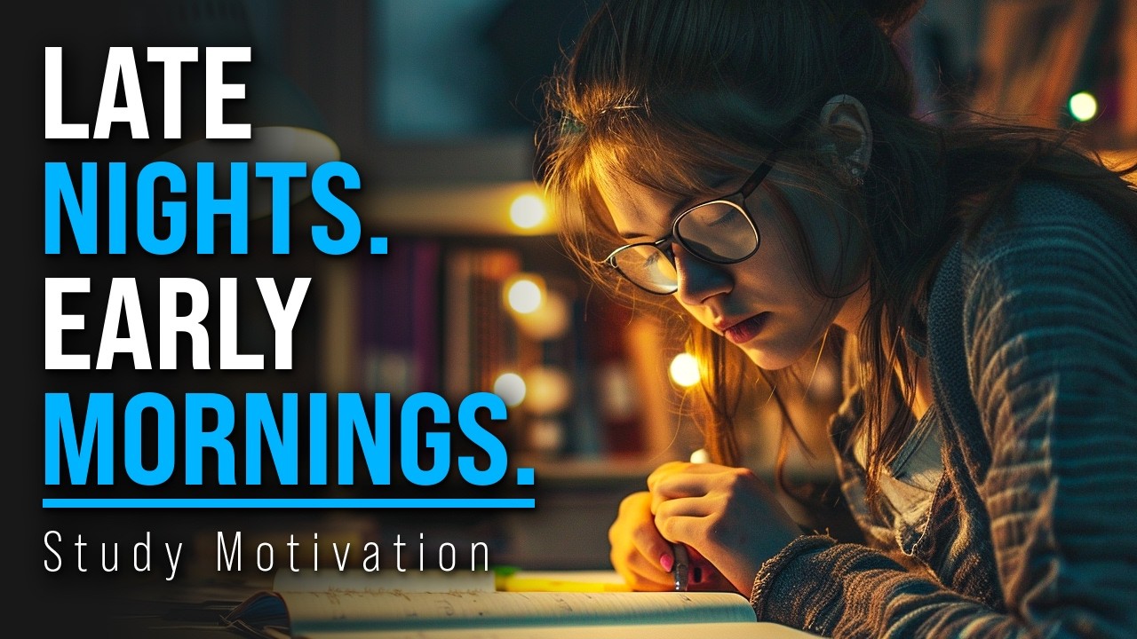 LATE NIGHTS + EARLY MORNINGS = SUCCESS | Best Study Compilation 2024