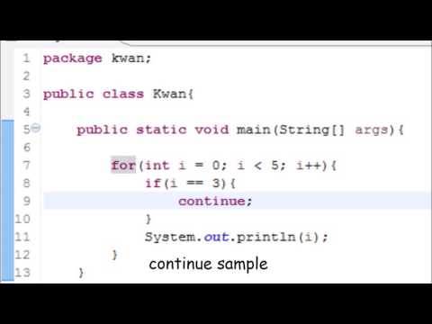 Java Tutorial Tagalog 12 Break And Continue