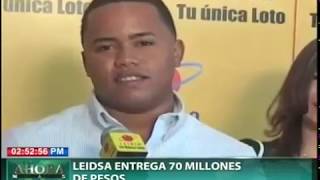 Leidsa entrega 70 millones de pesos