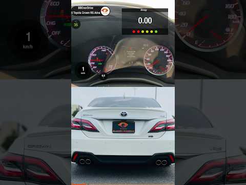 Thumbnail for 🔥Toyota Crown RS Advance Acceleration & Speed Test / Quarter Mile Run 🏁 by Toyota Van, Toyota, Toyota Crown (RS), Toyota Crown, Car, Van