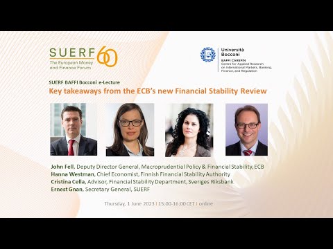 SUERF webinar - ECB May 2023 Financial Stability Review - John Fell Hanna Westman Cristina Cella