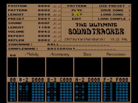 The Ultimate Soundtracker - First tracker ever