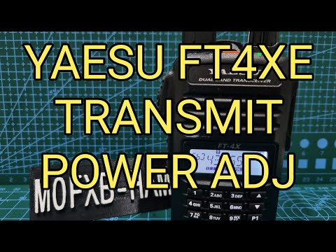 YAESU FT4XE Transmit Power - Settings Menu 40