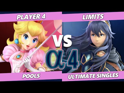Alpha 4 - player 4 (Peach) Vs. Limits (Lucina) SSBU Ultimate Tournament