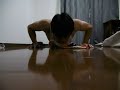 210 Push ups(3 reps tempo) 腕立て210回(3回ずつ)