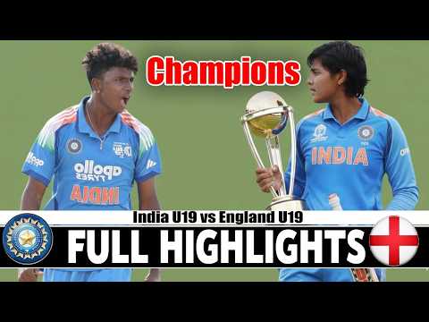 India Vs England Highlights Icc Under 19 World Cup Match 2026 | Ind Vs Eng Highlights