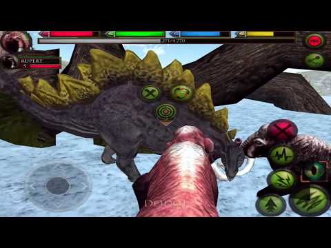 Mammoth VS Sabertooth Tiger, T-Rex, Dinosaurs, Ultimate Dinosaur Simulator, Part 4