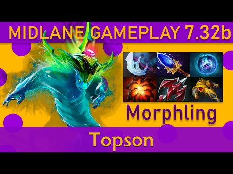 🌊 Topson Morphling Mid Gameplay - Top MMR Dota 2