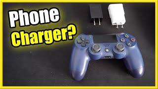 How to Charge PS4 Controller with Phone Charger to NOT BURN IT OUT!