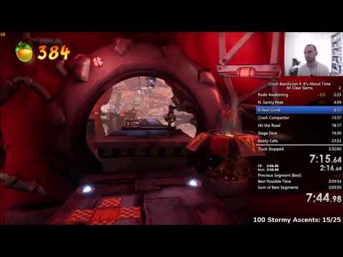 Crash Bandicoot 4: It's About Time - All Clear Gems Speedrun (3:10:14)