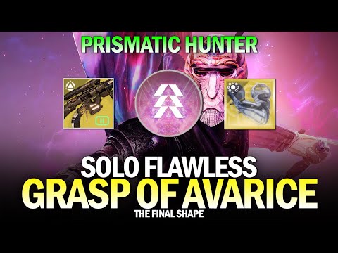 Solo Flawless Grasp of Avarice Dungeon in The Final Shape (Prismatic Hunter) [Destiny 2]